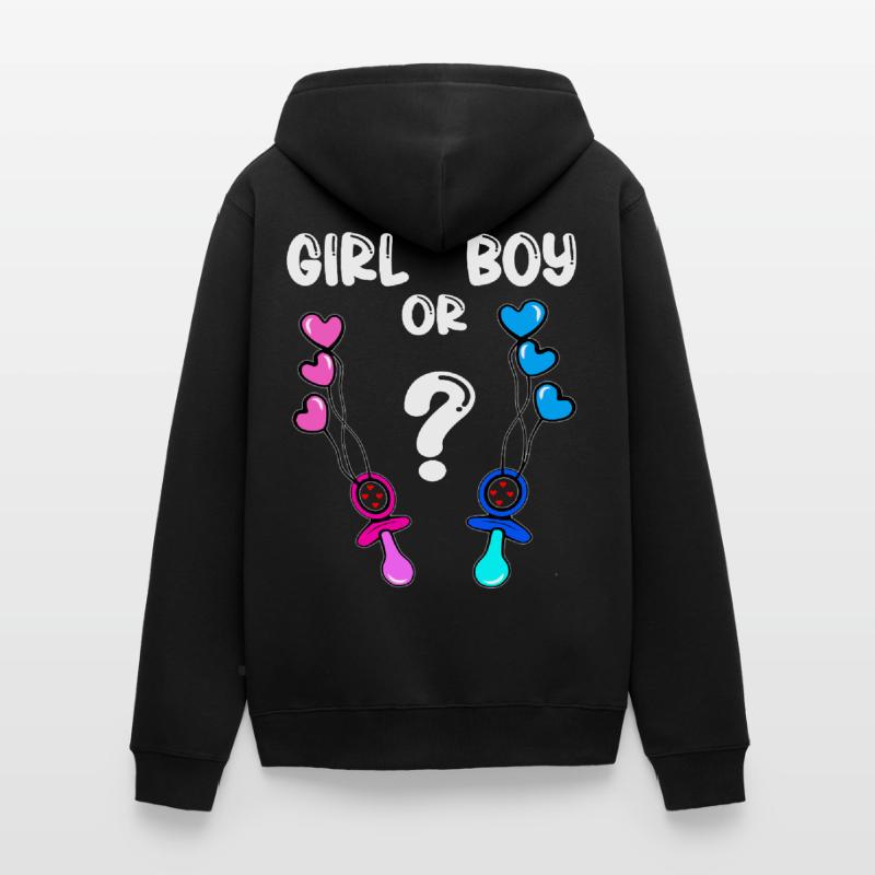 Mädchen Oder Junge Unisex Premium Bio Zip Hoodie