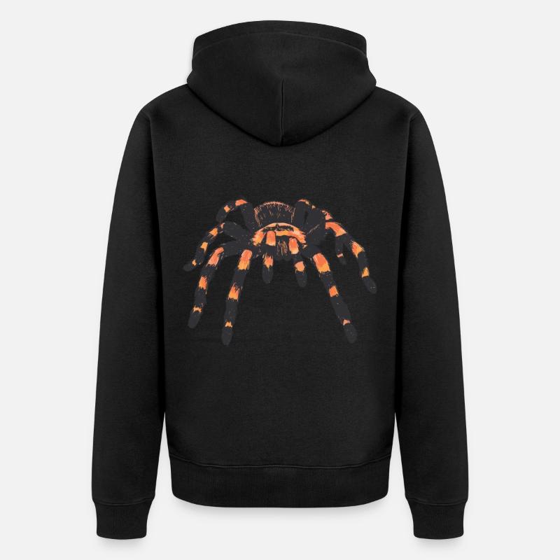 Araignée araignée araignée - Veste à capuche bio Premium Unisexe - noir