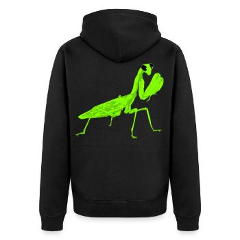 Gottesanbeterin Mantis Religiosa Instekt - Veste à capuche bio Premium Unisexe - noir - Dos - Nico (187cm)