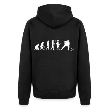 Hockey - Veste à capuche bio Premium Unisexe - noir - Dos - Nico (187cm)