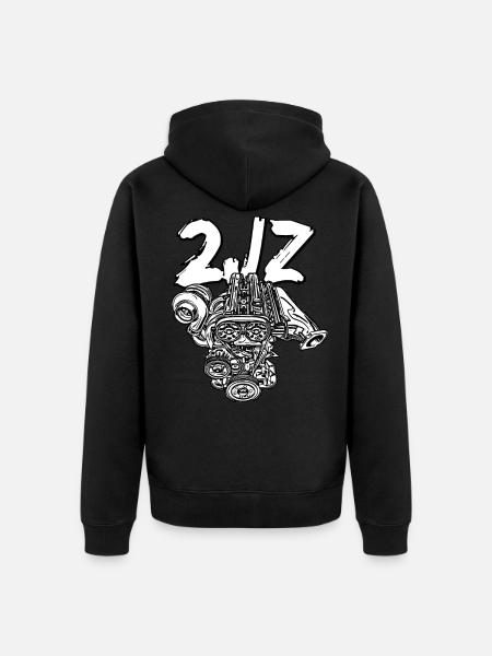 If one day the speed kills me.. / Paul Walker JDM - Premium økologisk unisex-hættejakke - sort