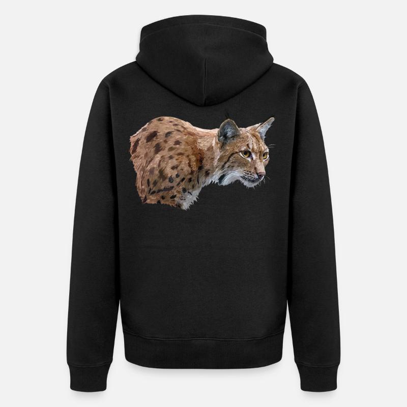 Lynx - Veste à capuche bio Premium Unisexe - noir