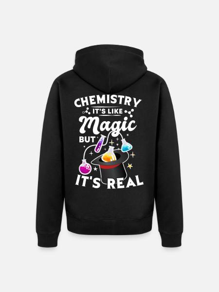 Chimie - Veste à capuche bio Premium Unisexe - noir