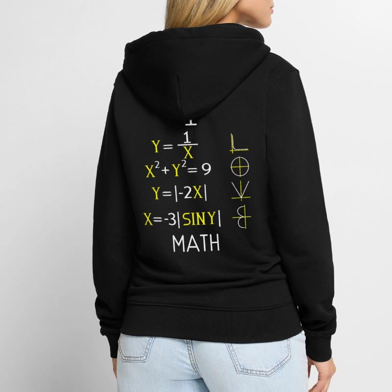 Maths Maths Professeurs de maths Maths Veste à capuche bio Premium Unisexe
