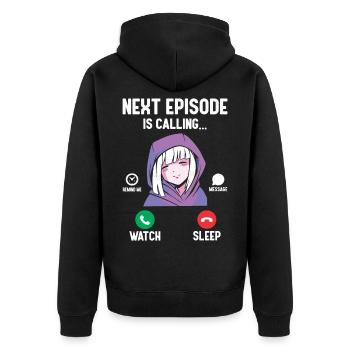 Anime Manga Fan anniversaire Noël cadeau - Veste à capuche bio Premium Unisexe - noir - Dos - Nico (187cm)