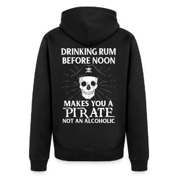 Pirates Matelot pirates pirates navire bateau enfant - Veste à capuche bio Premium Unisexe - noir - Dos - Nico (187cm)