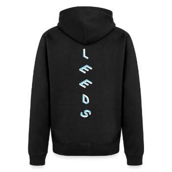 Leeds - Veste à capuche bio Premium Unisexe - noir - Dos - Nico (187cm)
