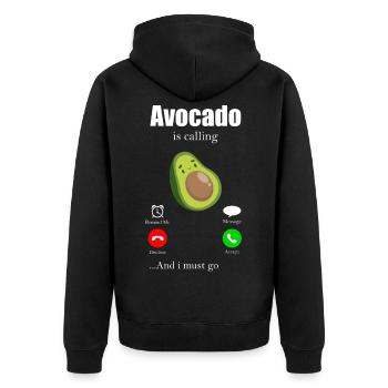 Avocado - Veste à capuche bio Premium Unisexe - noir - Dos - Nico (187cm)