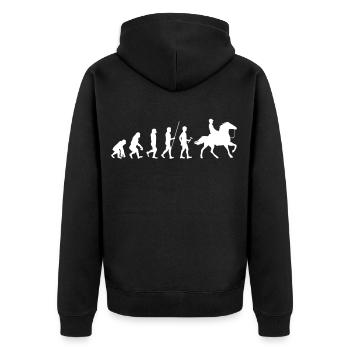 Island pferdr geschenk Cheval Pony Tölt Iceland Horse - Veste à capuche bio Premium Unisexe - noir - Dos - Nico (187cm)