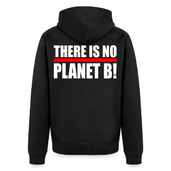 There is no planet B - Veste à capuche bio Premium Unisexe - noir - Dos - Nico (187cm)