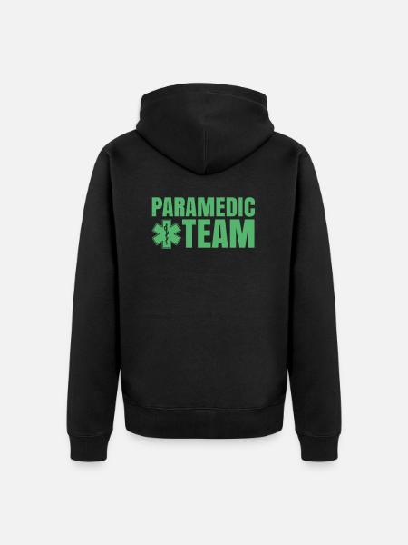 Paramedic Team Paramedic Ambulance - Unisex Premium Organic Zip Hoodie - black