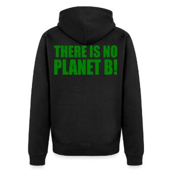 There is no planet B - Veste à capuche bio Premium Unisexe - noir - Dos - Nico (187cm)