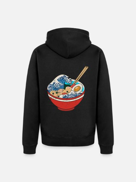 Ramen - Veste à capuche bio Premium Unisexe - noir