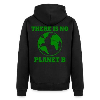 There is no planet B - Veste à capuche bio Premium Unisexe - noir - Dos - Nico (187cm)