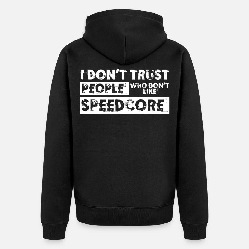 Speedcore - Veste à capuche bio Premium Unisexe - noir