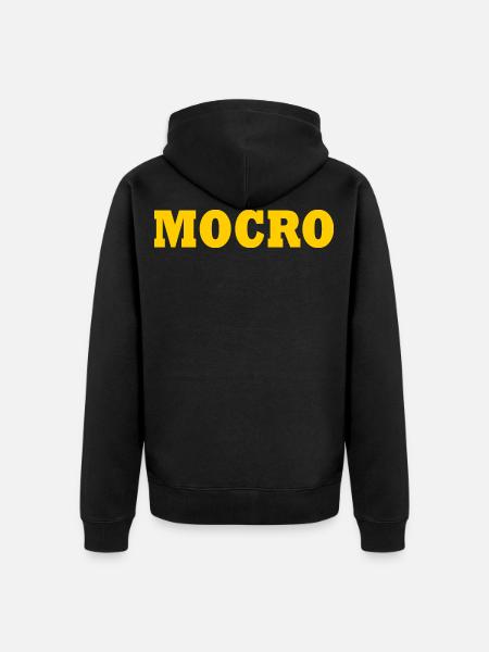 Mocro - Unisex Premium Bio Zip Hoodie - Schwarz