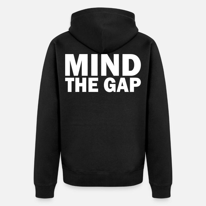 blockedTitle - Unisex Premium Bio Zip Hoodie - Schwarz