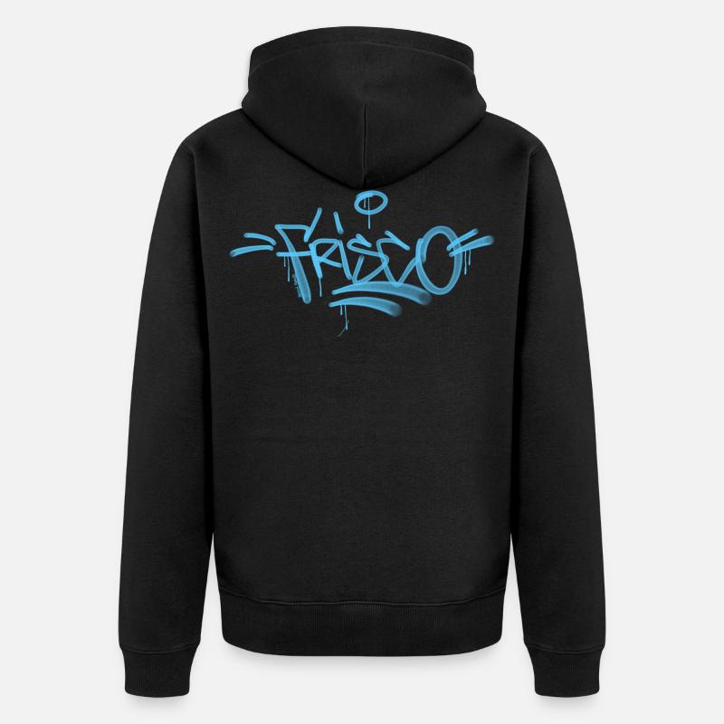 San FanciscoGraffiti Design - Veste à capuche bio Premium Unisexe - noir