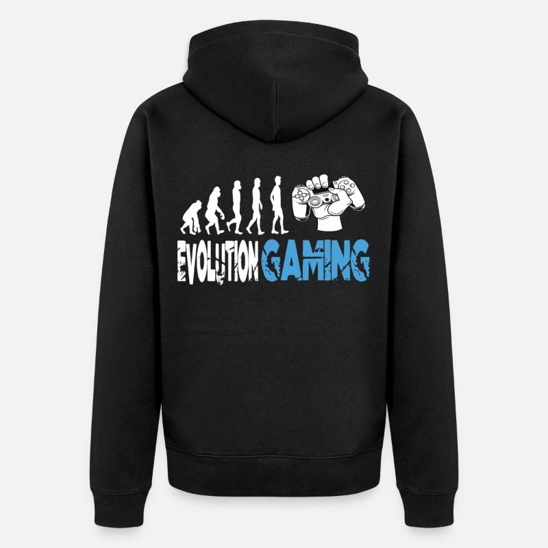 Evolution Gaming - Veste à capuche bio Premium Unisexe - noir