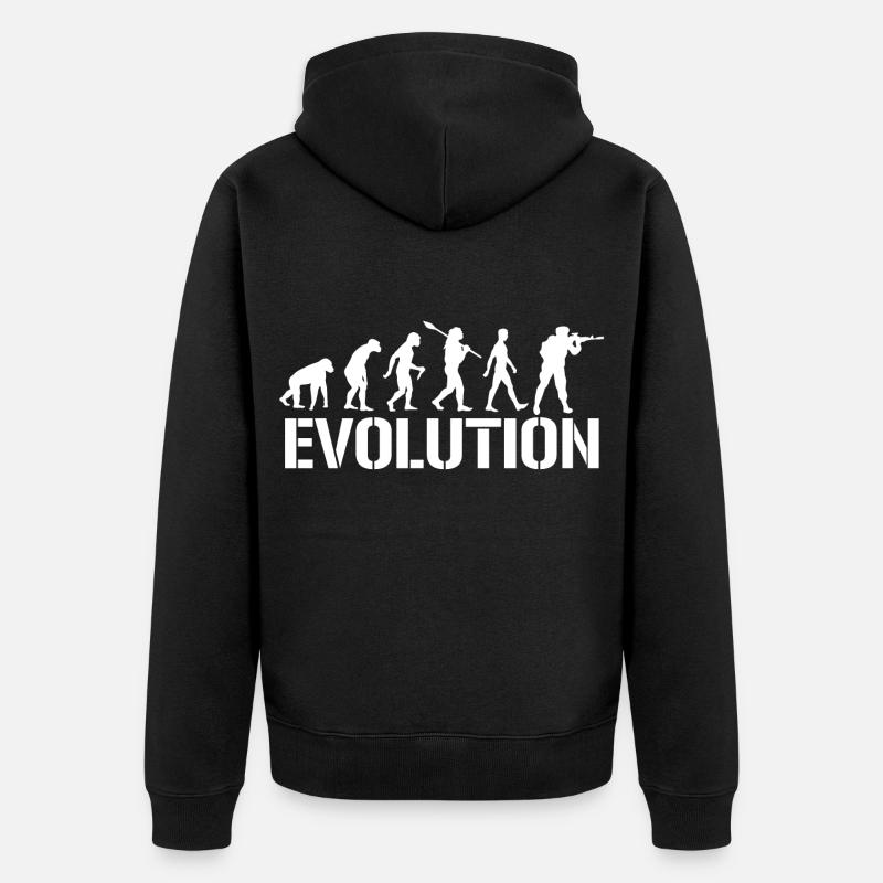 L’armée - Veste à capuche bio Premium Unisexe - noir