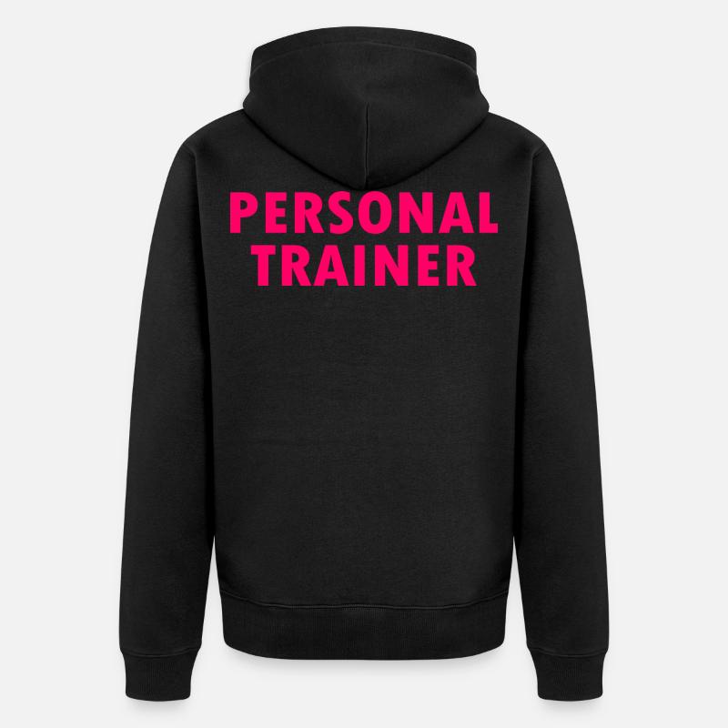 Personal trainer - Veste à capuche bio Premium Unisexe - noir