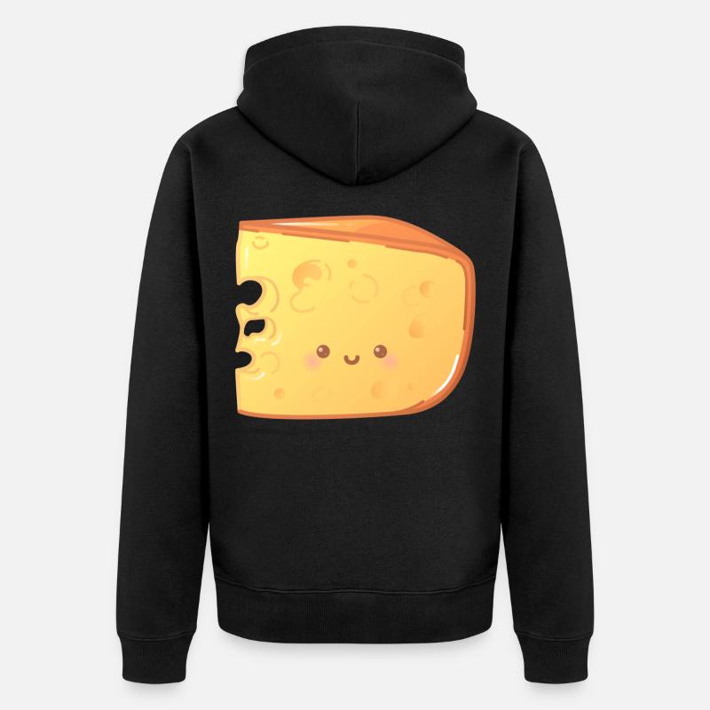 Fromage - Veste à capuche bio Premium Unisexe - noir