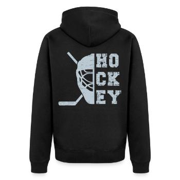 Hockey sur glace Hockey - Veste à capuche bio Premium Unisexe - noir - Dos - Nico (187cm)