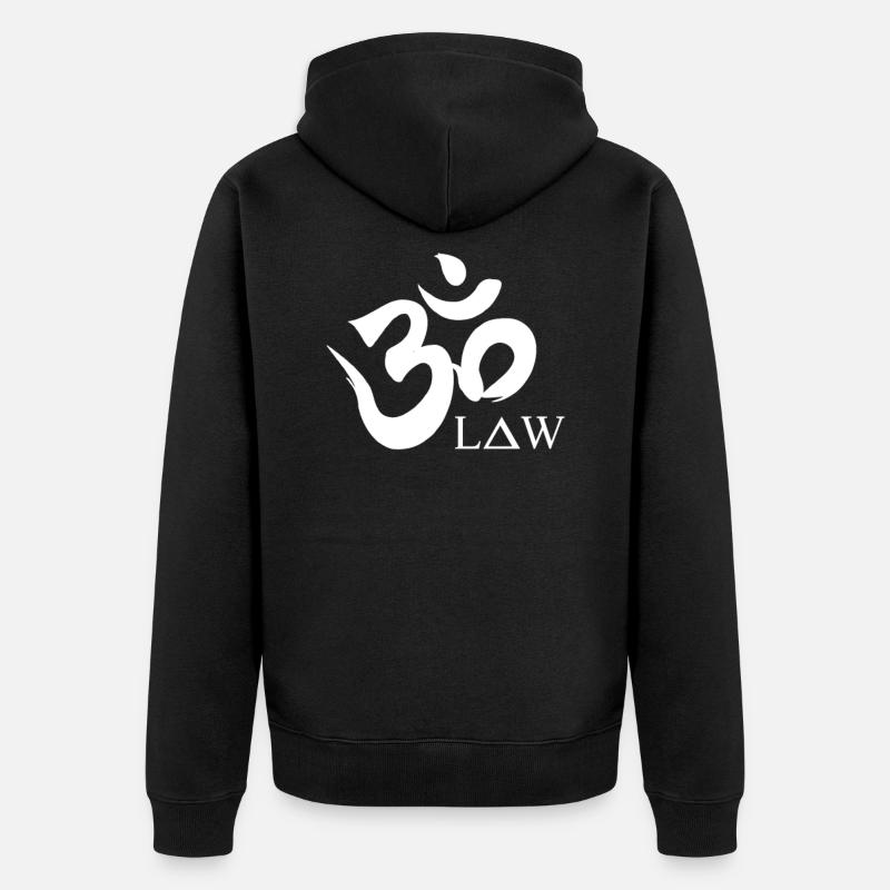 La loi d'Ohm - la loi d'Ohm - Veste à capuche bio Premium Unisexe - noir