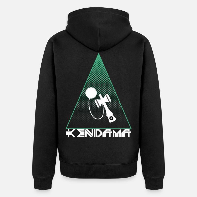 Kendama - Veste à capuche bio Premium Unisexe - noir