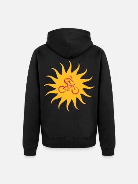 Biker Sun - Veste à capuche bio Premium Unisexe - noir