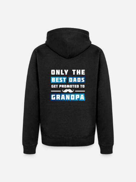 bester Vater Opa dad geburt stolz Enkel funny Baby - Ekologisk premiumluvjack unisex - svart
