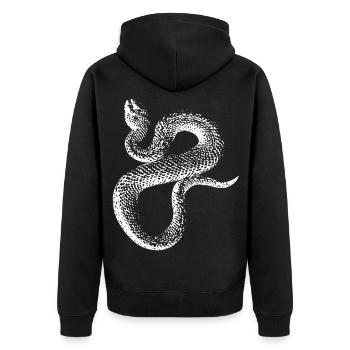Serpent 3.1 - Veste à capuche bio Premium Unisexe - noir - Dos - Nico (187cm)