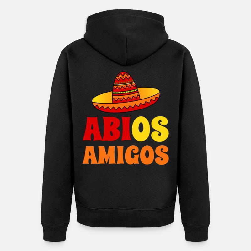 Abitur Abi - Abios Amigos - Veste à capuche bio Premium Unisexe - noir