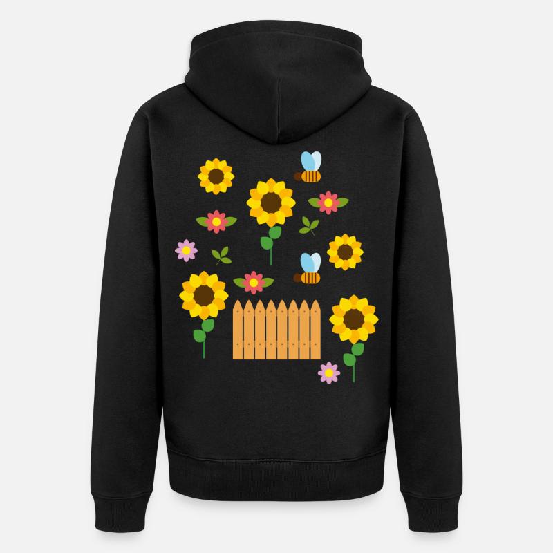 été - Veste à capuche bio Premium Unisexe - noir