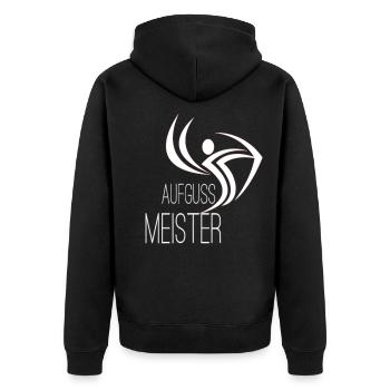 Sauna éd. Maître - Veste à capuche bio Premium Unisexe - noir - Dos - Nico (187cm)