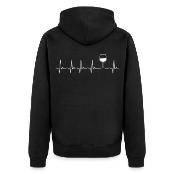 Viticulteur viticulteur - Veste à capuche bio Premium Unisexe - noir - Dos - Nico (187cm)