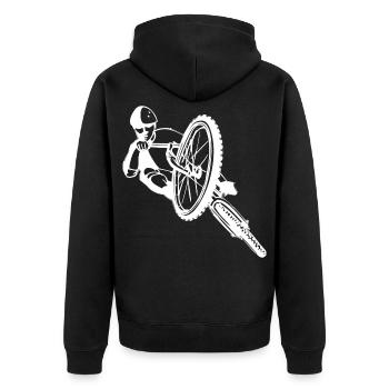 VTT - Descente - Veste à capuche bio Premium Unisexe - noir - Dos - Nico (187cm)