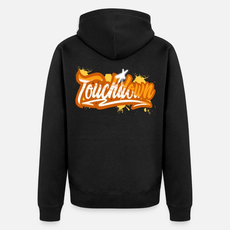 Touchdown - Veste à capuche bio Premium Unisexe - noir