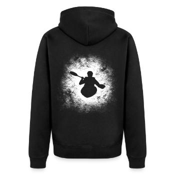Kayak - Veste à capuche bio Premium Unisexe - noir - Dos - Nico (187cm)