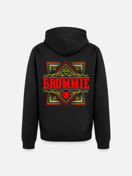 Birmingham - Brummie - 100% Brummie - Unisex Premium Bio Zip Hoodie - Schwarz