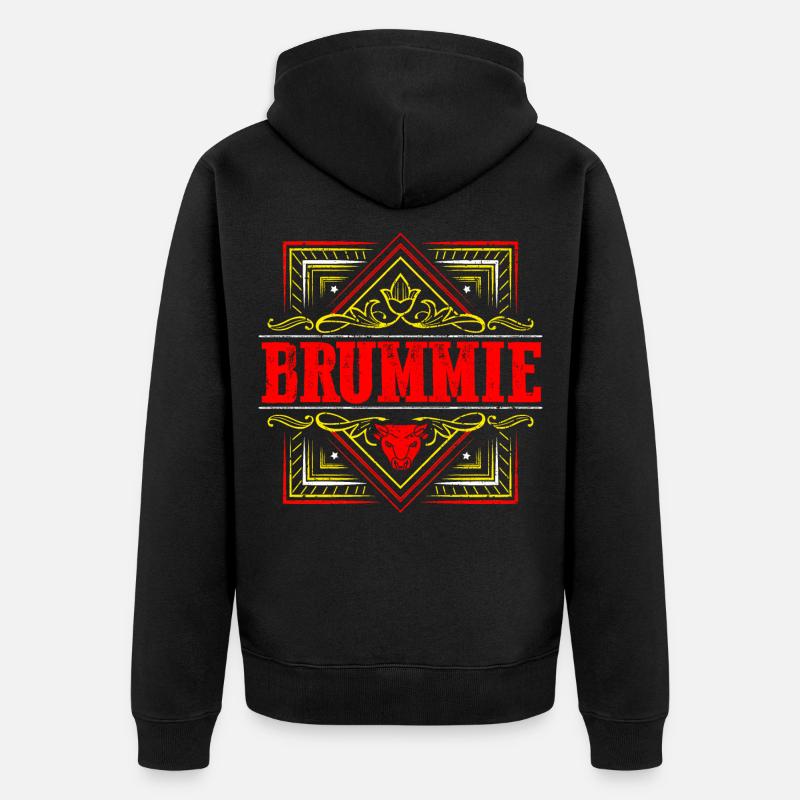 Birmingham - Brummie - 100 % Brummie - Veste à capuche bio Premium Unisexe - noir
