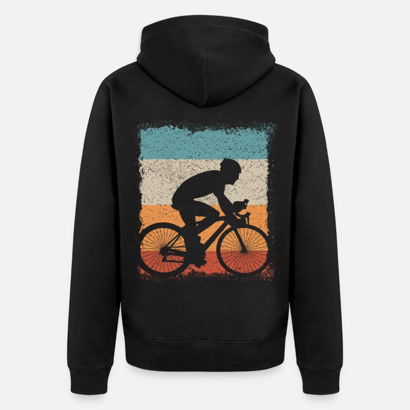 Cycling / Vélo / Vélo de course - Veste à capuche bio Premium Unisexe - noir