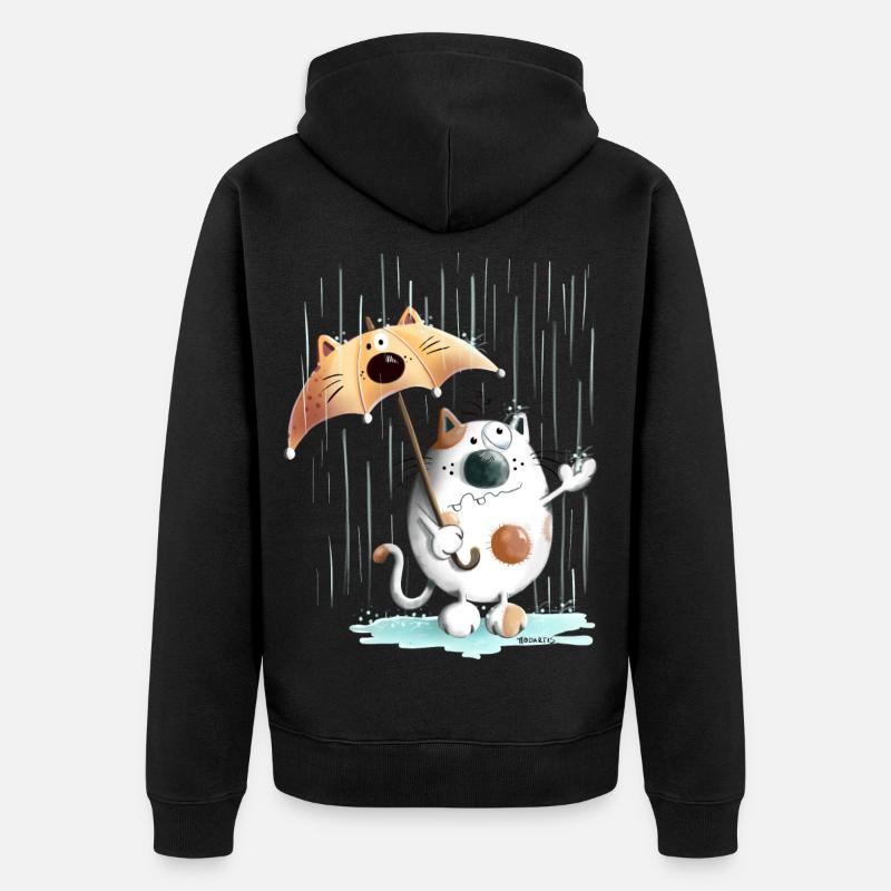 Rainy Day - Veste à capuche bio Premium Unisexe - noir