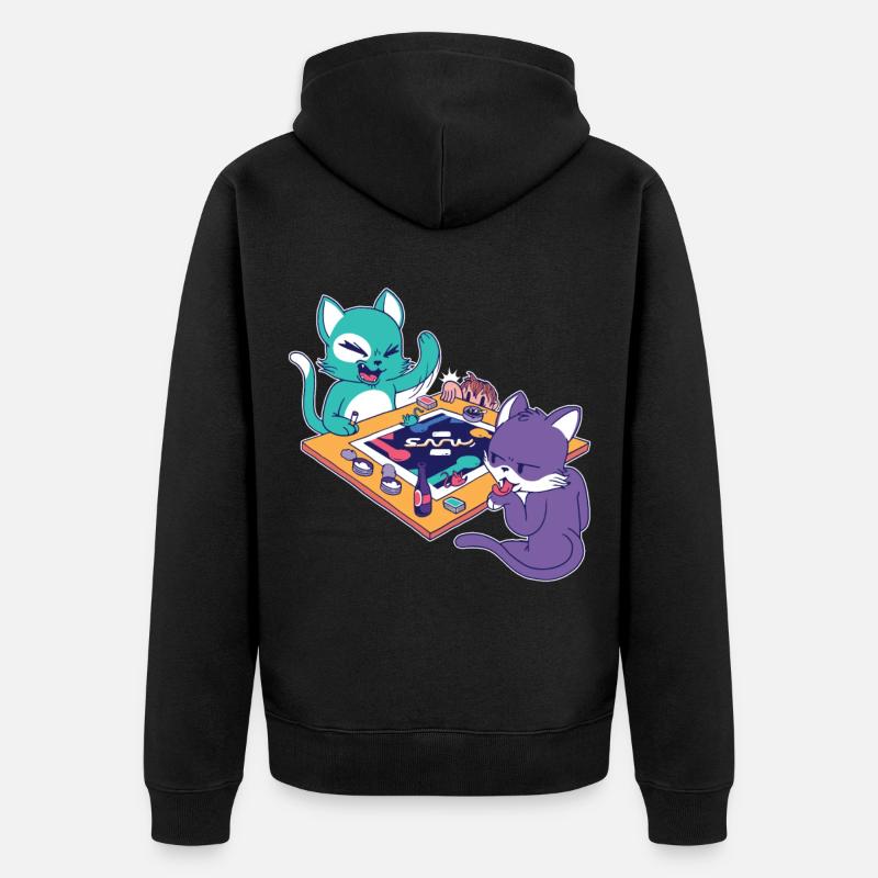 Kattespillkamp - Ekologisk premiumluvjack unisex - svart