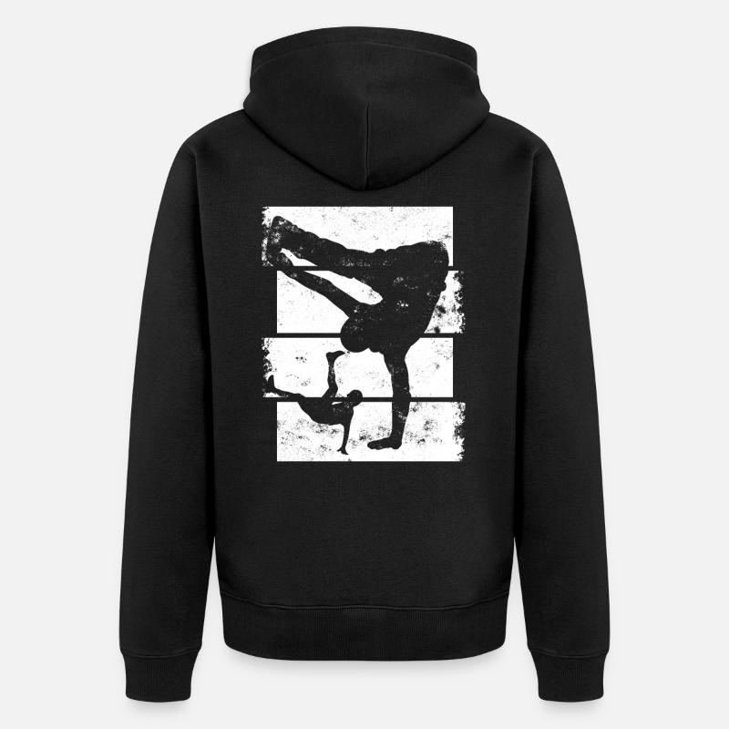 Breakdancer - Veste à capuche bio Premium Unisexe - noir
