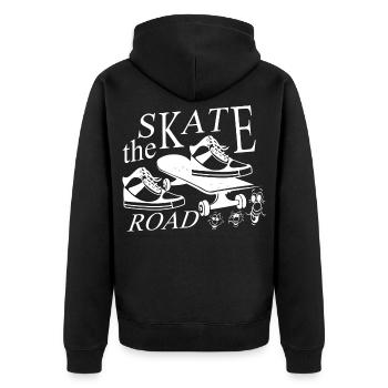 Patineur - Veste à capuche bio Premium Unisexe - noir - Dos - Nico (187cm)
