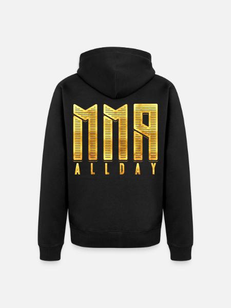MMA - Mixed Martial Arts - MMA Allday - Chaqueta con capucha prémium ecológica unisex - negro