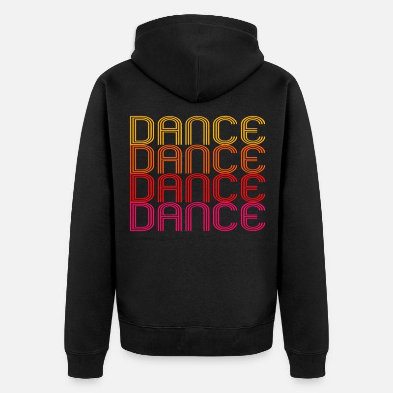 DANSE - Veste à capuche bio Premium Unisexe - noir