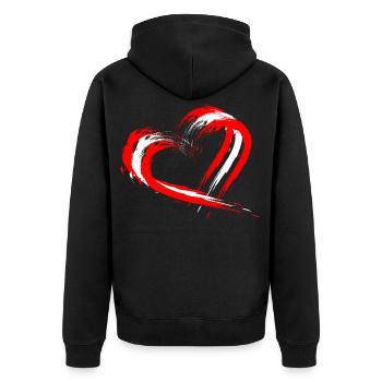 Canada - Veste à capuche bio Premium Unisexe - noir - Dos - Nico (187cm)