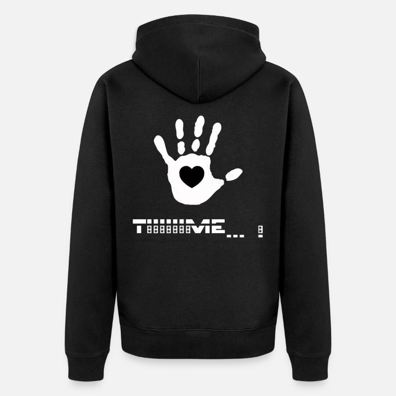 Tiiiiime FPH - Veste à capuche bio Premium Unisexe - noir